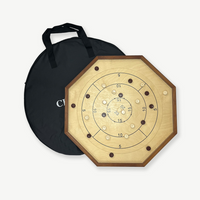 Crokinole - Origineel 69x69cm - met Opbergtas - officieel en handig!