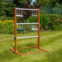 Prof. Laddergolf Spinladder Set - Zwart / Wit - Echte Golf Bolas - in luxe tas