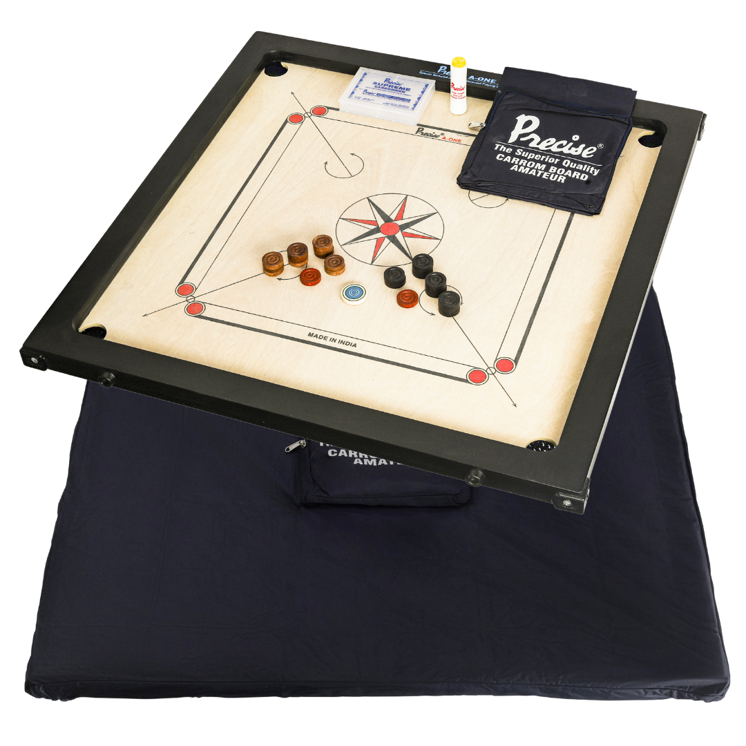 Precise prof Carrom - Ama-One 8 mm - 12 kg. - compleet - Toernooi geschikt