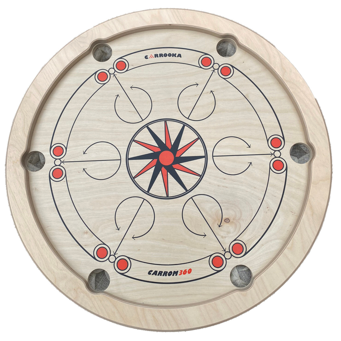 Carrooka Carrom 360 draaibordspel