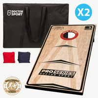 Dr Sport - Cornhole Pro Series - 120 x 60cm Set met 8 Bean Bags en Draagtas