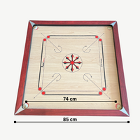 Precise Carrom - Original 6 kg. 9mm Profi -  Nr.1 Carrom Manufacturer - Incl. draagtas