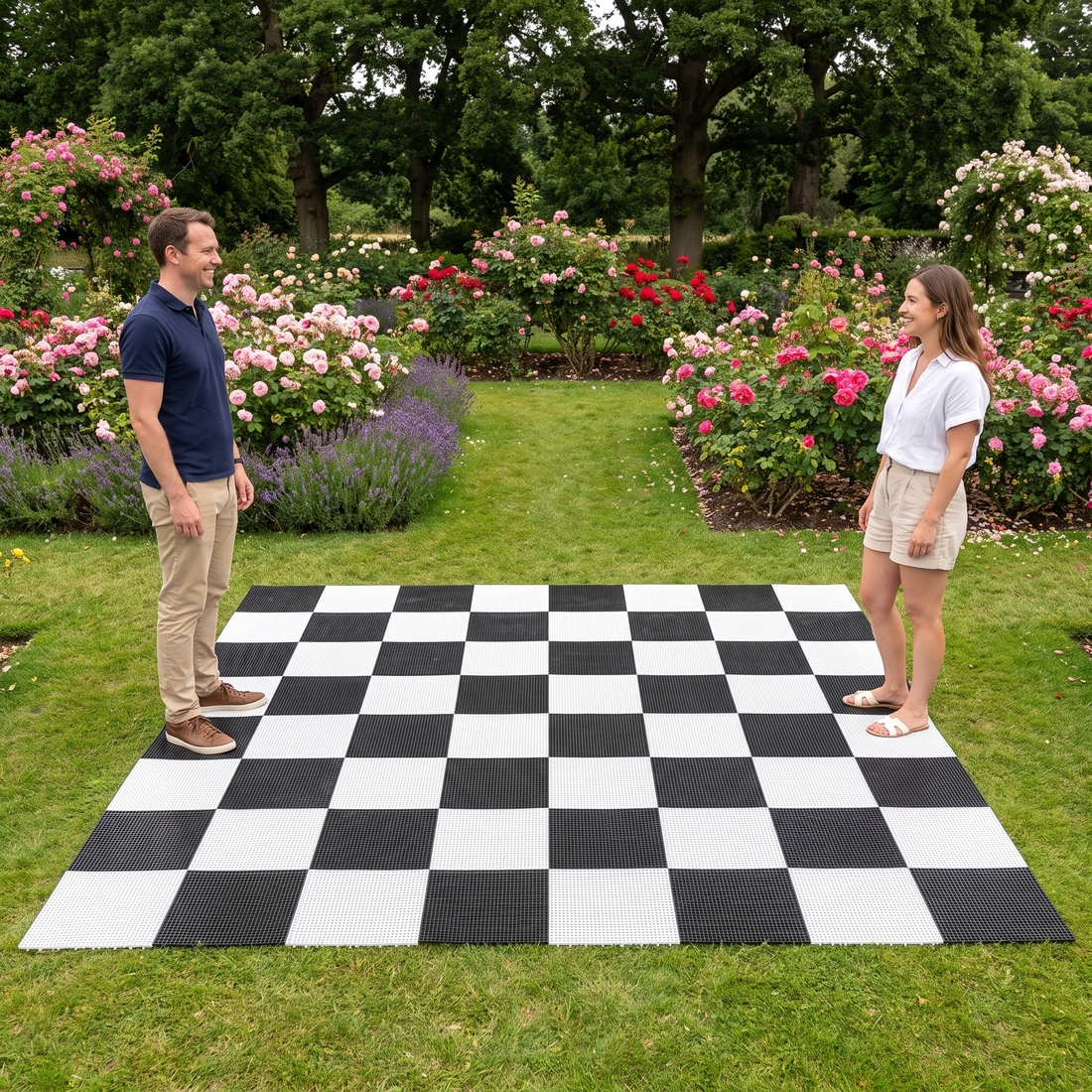 Mega Schaakbord 304x304 cm