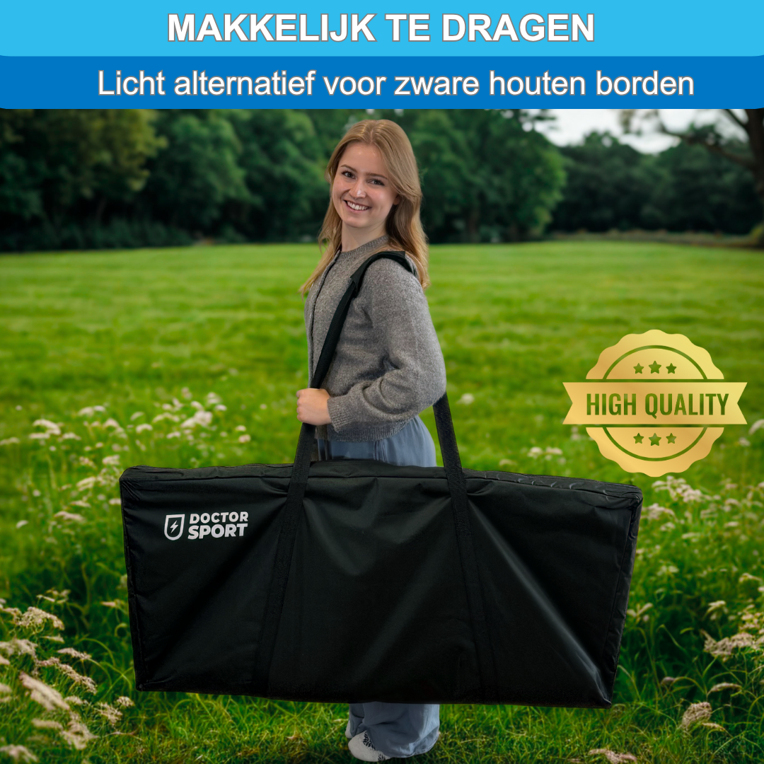 Dr Sport - Cornhole Pro Series - 120 x 60cm Set met 8 Bean Bags en Draagtas