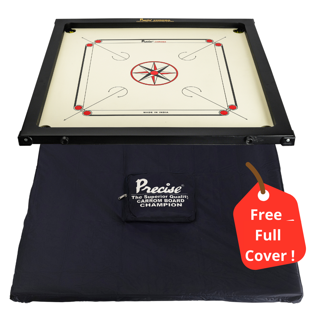 Precise Carrom - Original 8kg.- 6mm Chroma Excel - Nr.1 Carrom Manufacturer