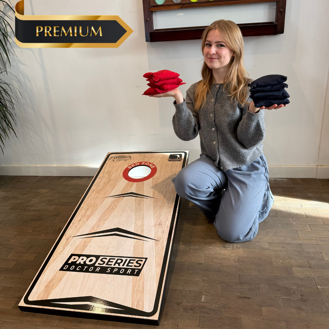 Dr Sport - Cornhole Pro Series - 120 x 60cm Set met 8 Bean Bags en Draagtas