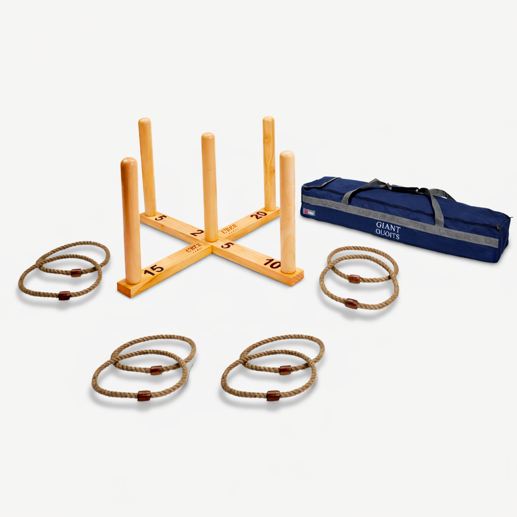 Mega Ringwerpen - Quoits - In Nette Tas - India produced England designed