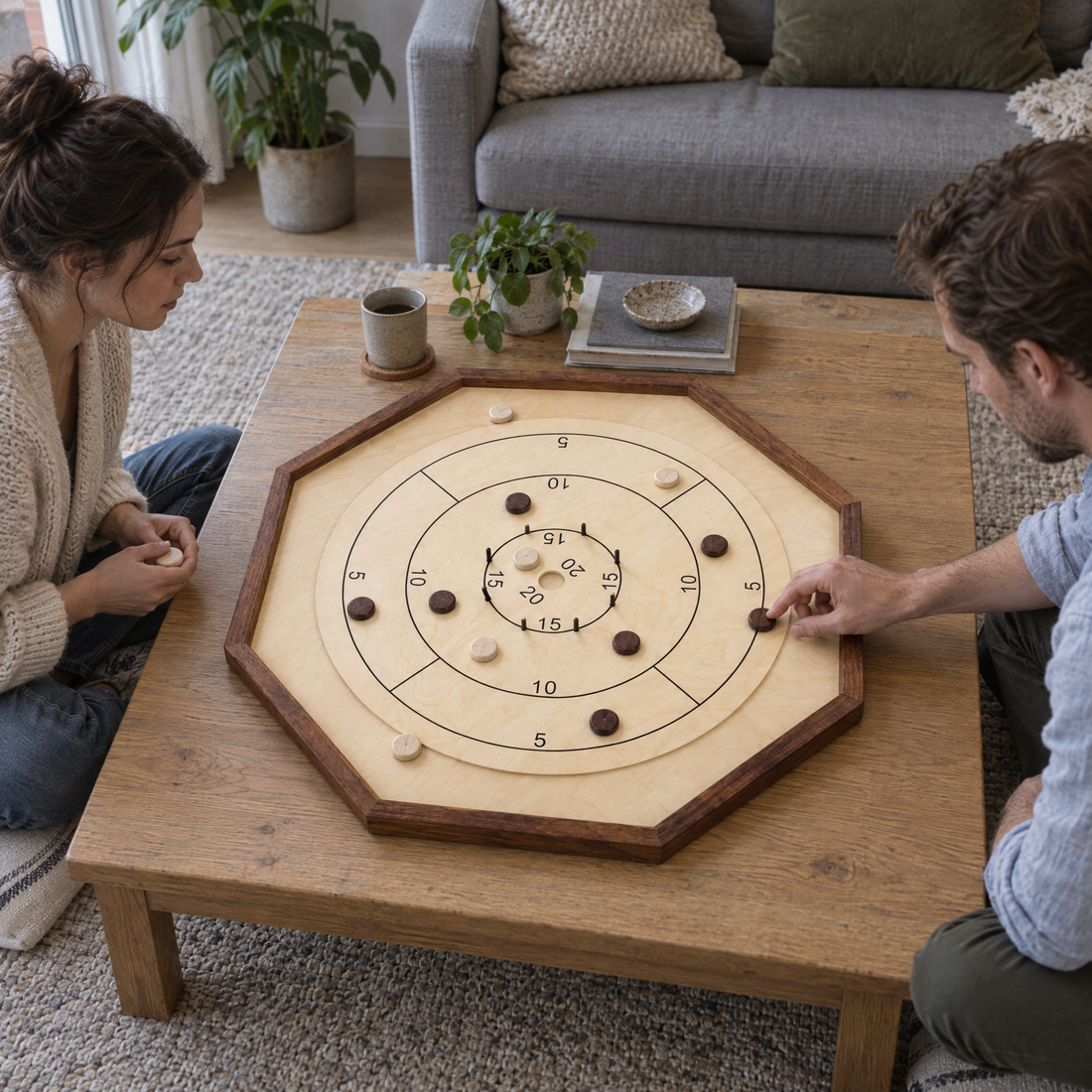 Crokinole 69x69 cm