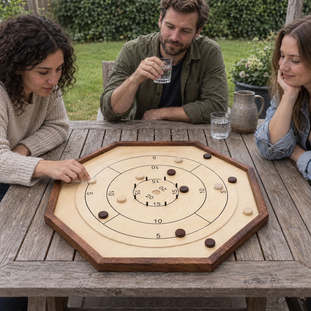 Crokinole 69x69 cm