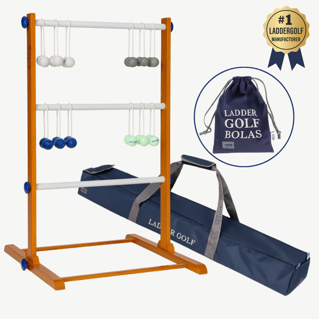 Prof. Laddergolf Spinladder Set - Diverse Kleuren - Echte Golf Bolas