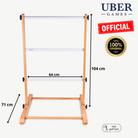 Prof. Laddergolf Spinladder Set - Zwart / Wit - Echte Golf Bolas - in luxe tas