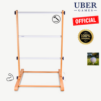 Prof. Laddergolf Spinladder Set - Zwart / Wit - Echte Golf Bolas - in luxe tas