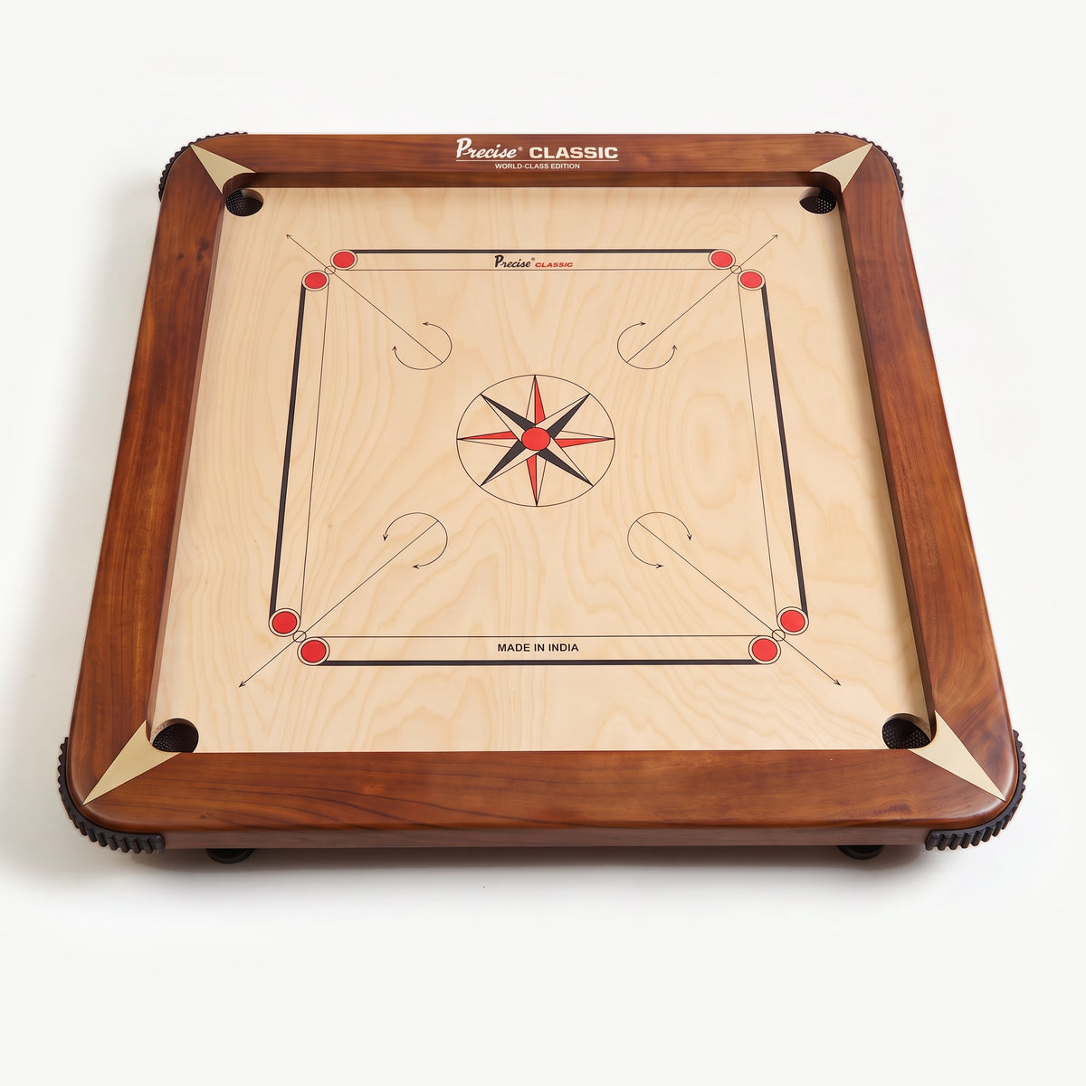 Precise Carrom Champion 24mm World-Class Edition, leeg bord van voren