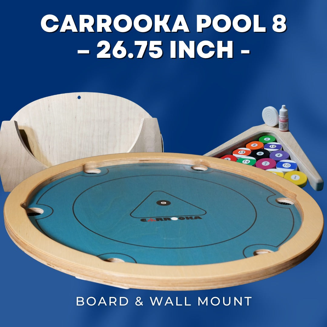 Carrooka Pool 8 68 cm (26,75 inch) met wandmontage-standaard