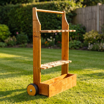 Houten Croquet Trolley
