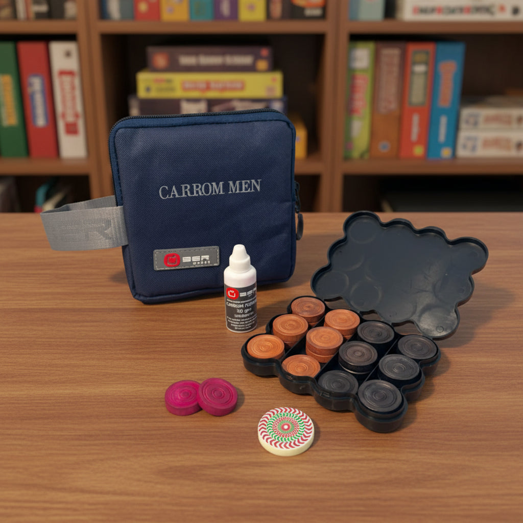 Complete Carrom Coin Set