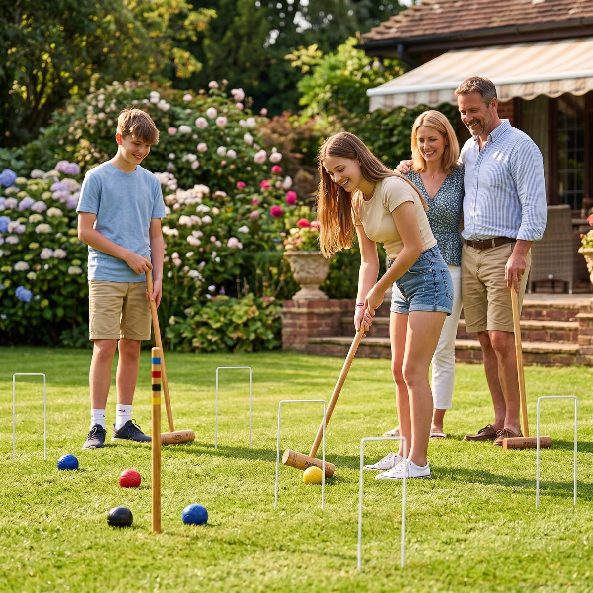Classic Croquet Set - 4 Persoons