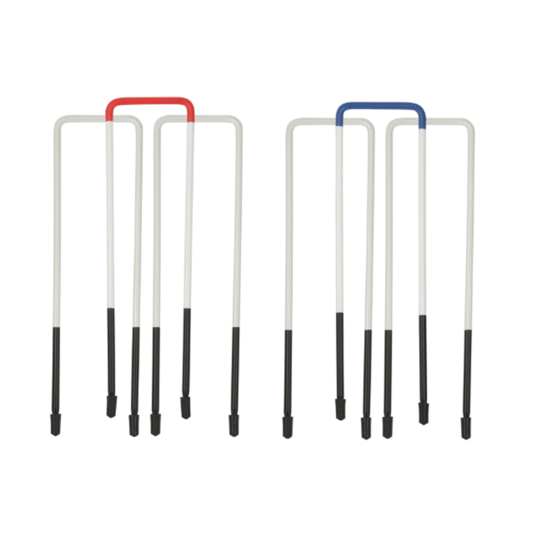 Engelse Tuin Croquet Set - 4 Persoons - Hardhout