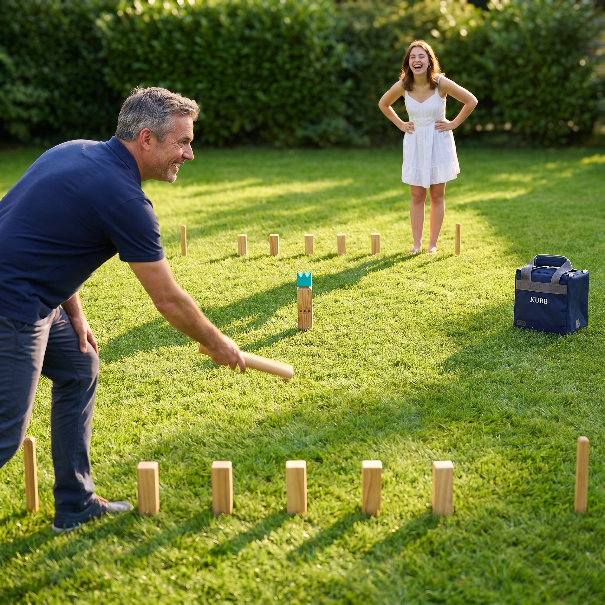 Compact Kubb Set
