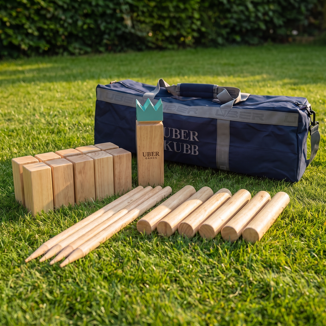 Uber Kubb Set – Ongelakt