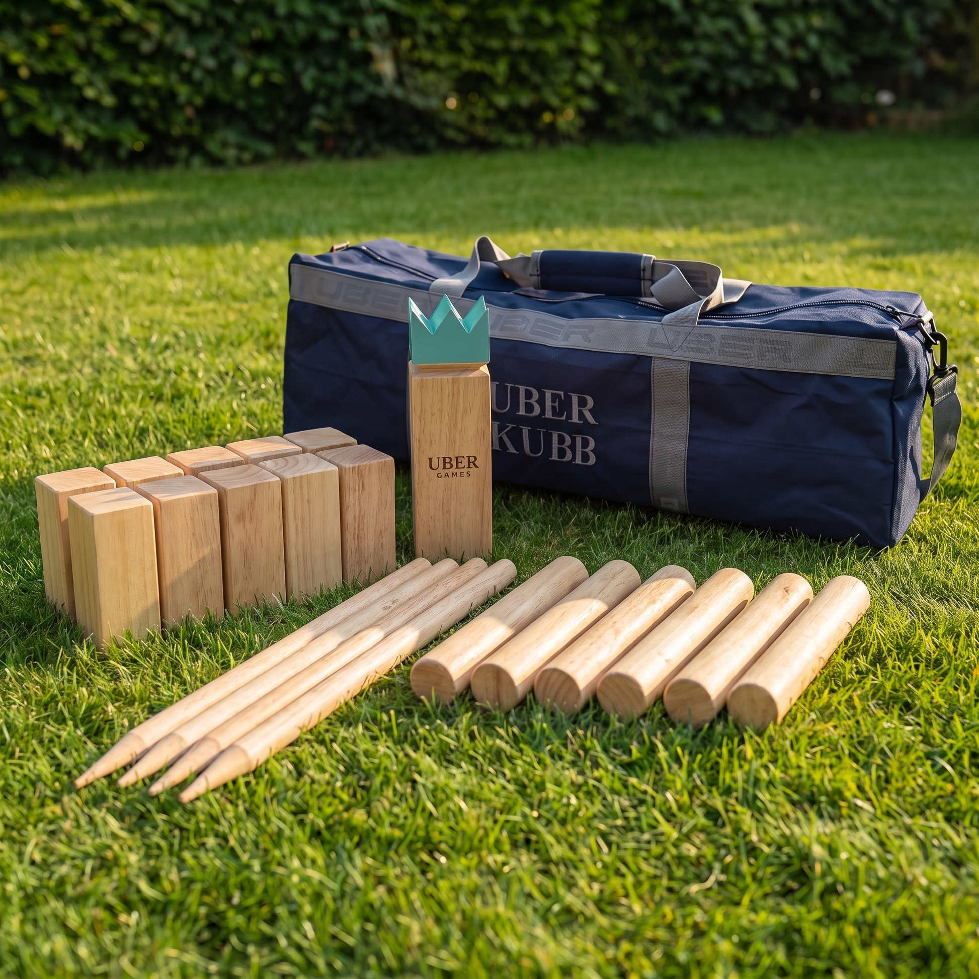 Uber Kubb Set – Ongelakt