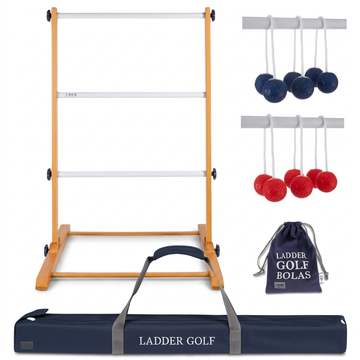 Laddergolf Set Soft Blauw/Rood - foto 1