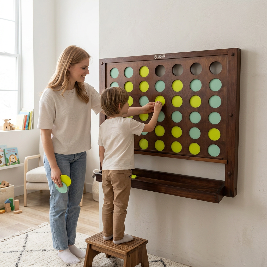Muur 4 op een Rij 86x78 cm
