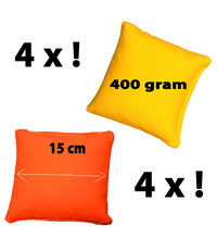 Dr Sport - Set van 4 x Gele Cornhole Bean Bags