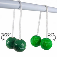 Ladder Golf Bolas - Set van 6 Soft Bolas (2x3) - Wit & Zwart - Inclusief tas