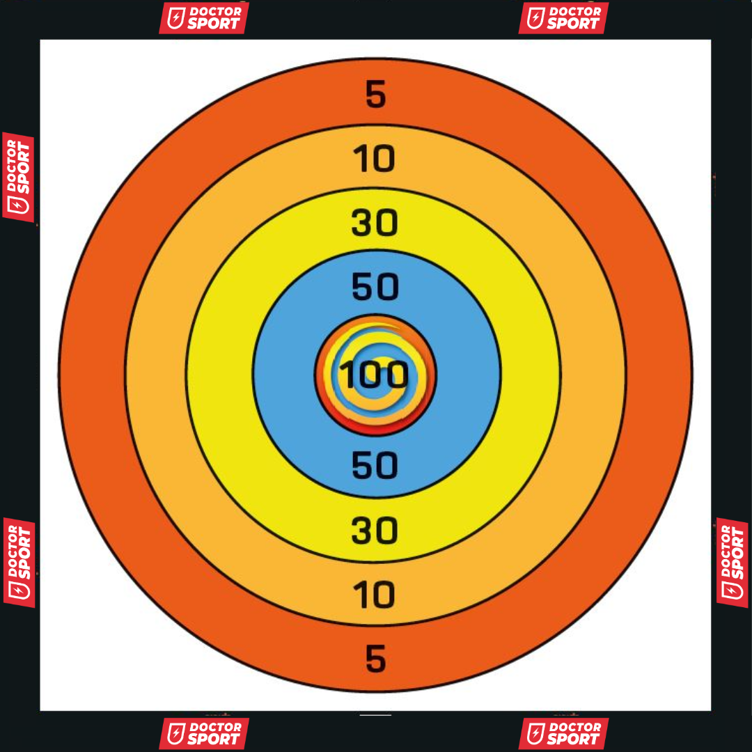 XXL Darts Throwing Game - 2x2 Meter / 4x4 Meter Spielfeld