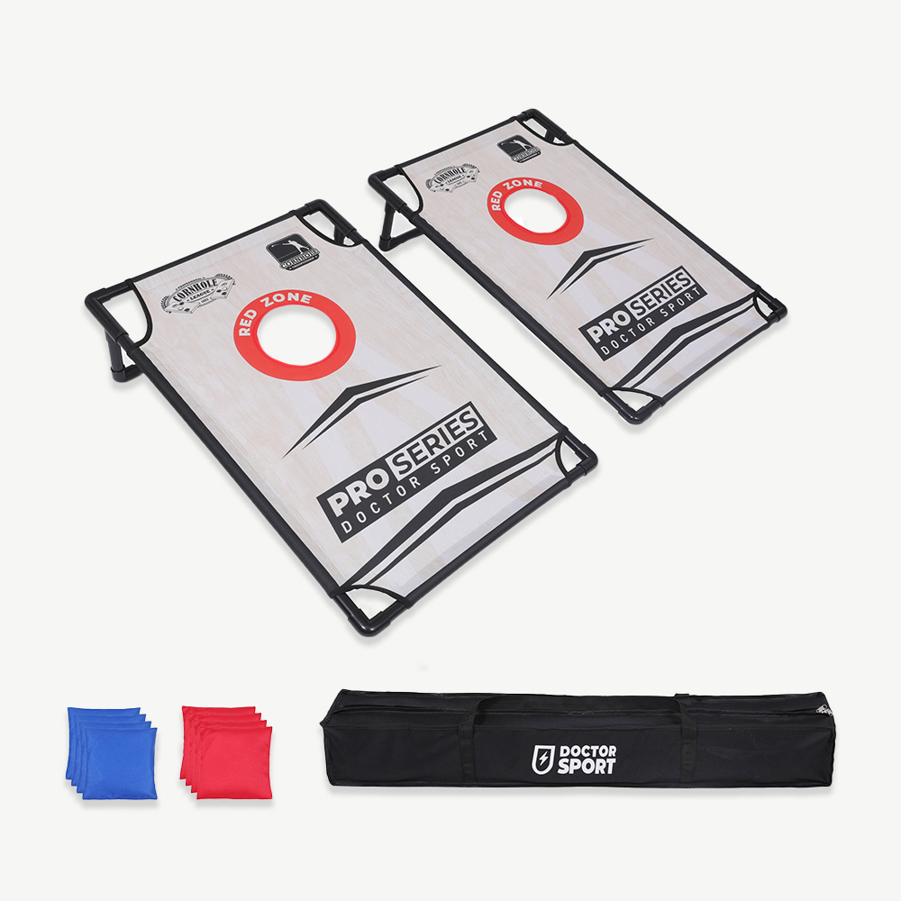 Dr Sport - Cornhole Set PVC - 90 x 60 cm Set met twee borden en 8 bean bags