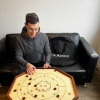 Crokinole - Origineel 69x69cm - met Opbergtas - officieel en handig!