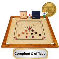 Carrom Board Set - 7 KG - 74 x 74cm - ECO Hardhout