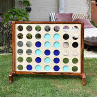 Mega 4 op een rij - ECO Essenhout - 115x80 cm - Made in India