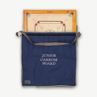 Junior Compact Carrom - 68x68 cm - Eco Hardhout India - Carrom board: makkelijk mee te nemen.