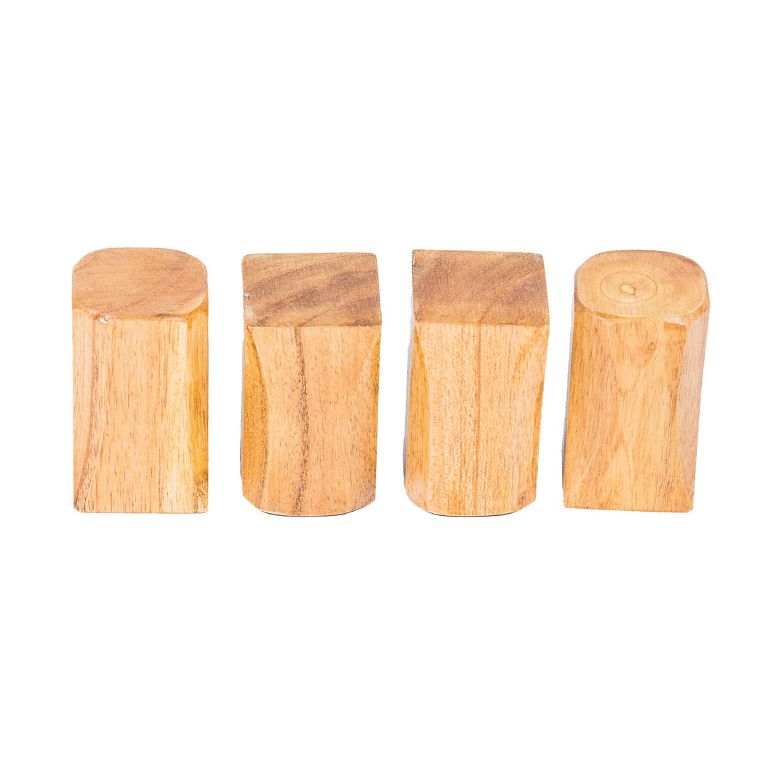 Carrom bord houten poten - 4 stuks - 5 x 3 cm - om je bord te verhogen