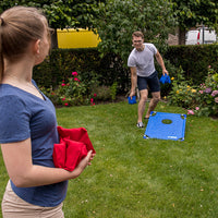 Dubbele USA Cornhole Set - Blauw/Rood - In Draagtas - Compleet en Prof.