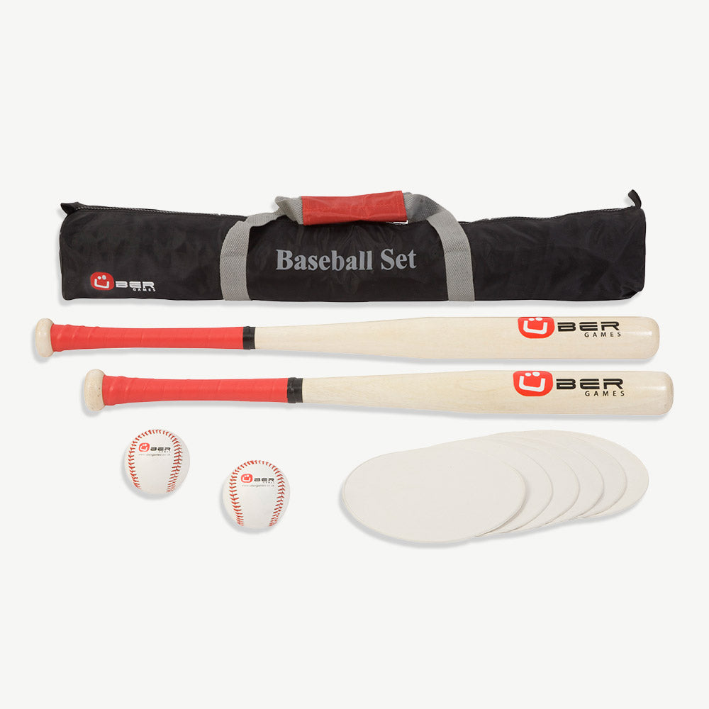 Honkbal Set - ECO Hardhout in tas, Baseball