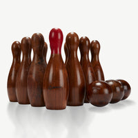 Rosewood Bowling - ECO Hout - In Tas - Prachtig & Exclusief