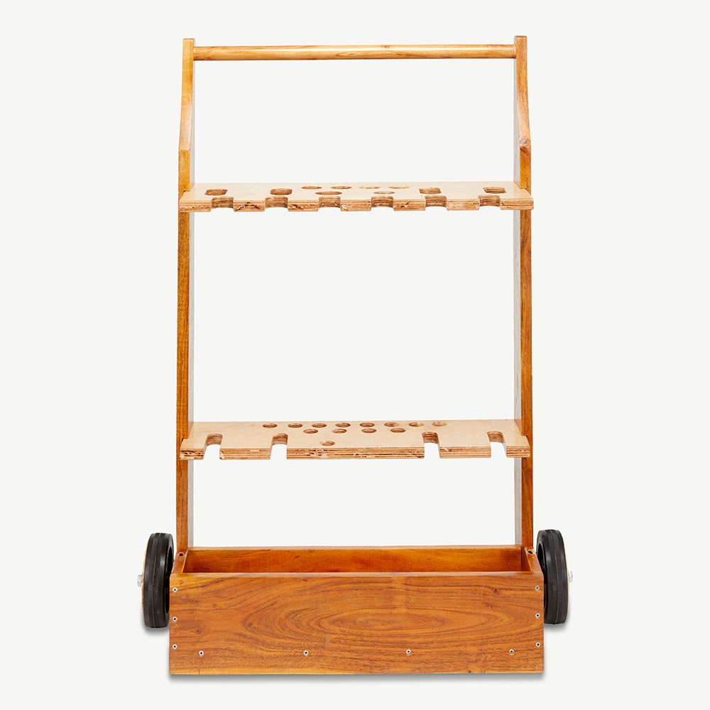 Houten Croquet Trolley - Made in India