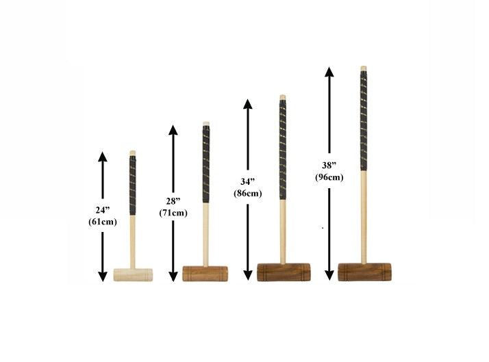 Familie Croquet Spel - 4 Spelers - Hardhout - Designed in England - Produced in India